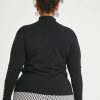 Tops bird by design | The Button Detail Knit Jumper Black