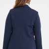 Coats & Jackets Belle bird | Belle Comfort Ponte Blazer Deepnavy