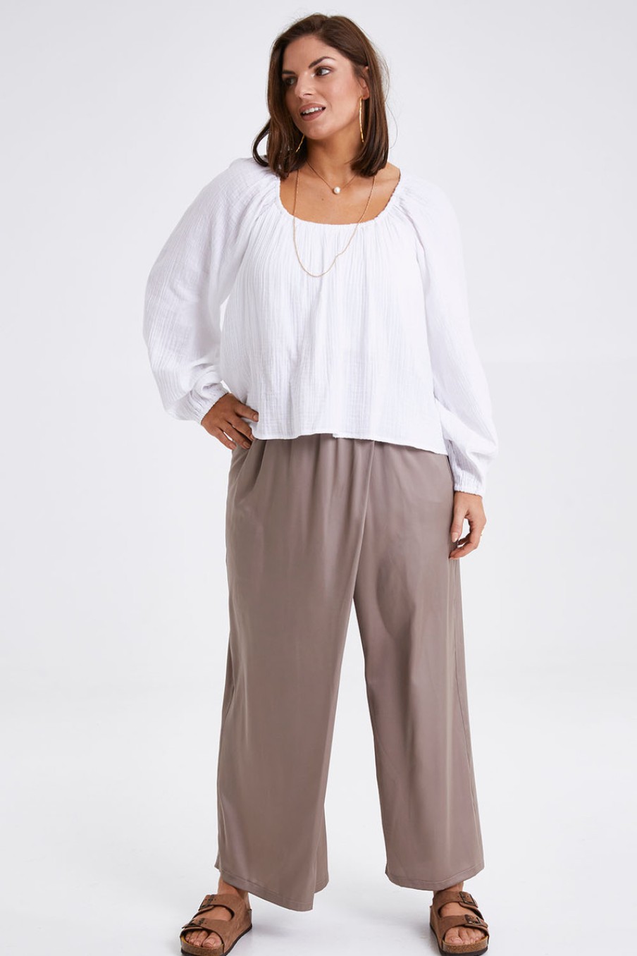 Pants & Leggings boho bird | Going With The Flow Overlay Pants Bungee