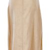 Skirts Natural for birds | Cotton Linen Waist Tie Skirt Macadamia