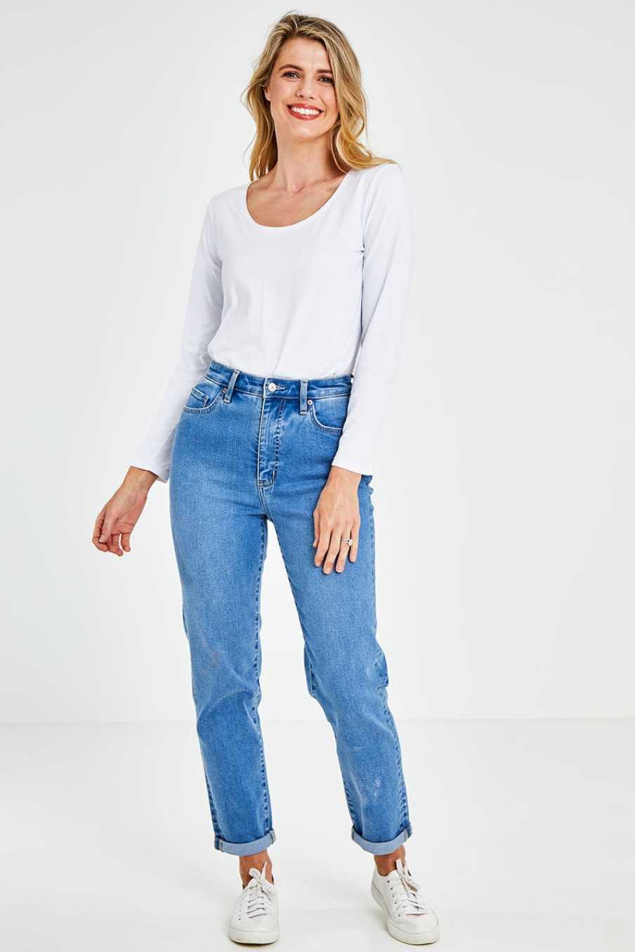 Jeans Riders By Lee | Hi Mom Curve Blissblue