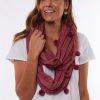 Accessories Elm | Bobble Loop Knitted Scarf