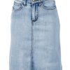 Skirts PQ Collection | Frayed Denim Skirt