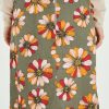 Skirts that bird label | Elisabeth A Line Cotton Skirt Gerbera