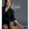Lingerie & Sleepwear Levante | Sienna Spot Sheer Ff Stocking Nero