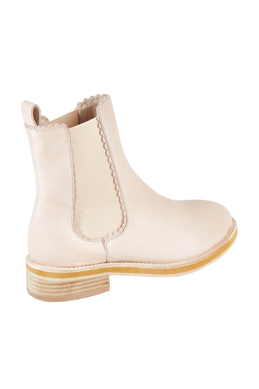 Shoes Walnut | Clemmie Leather Boot Blush