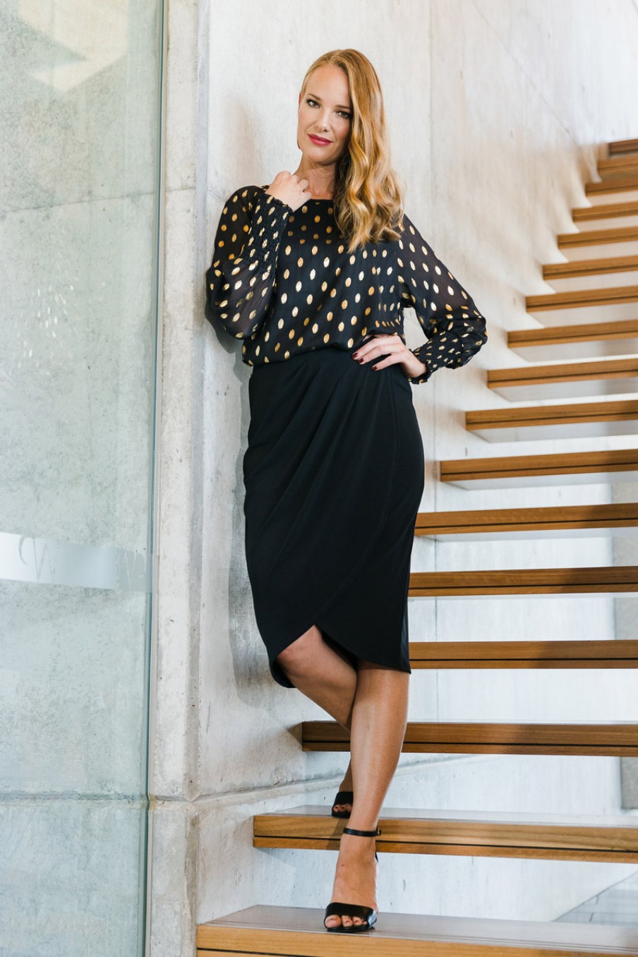 Skirts Moonlight Bird | Justine Crossover Skirt Black