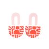 Accessories Pink Nade | Shanice Drop Earring Ppinkred