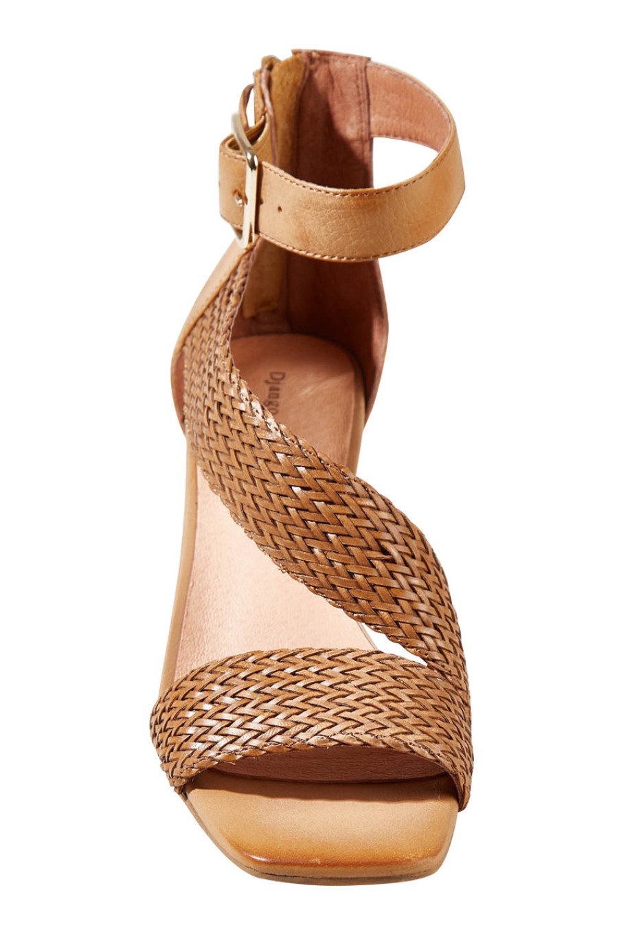 Shoes Django & Juliette | Perney Leather Heel Darktan