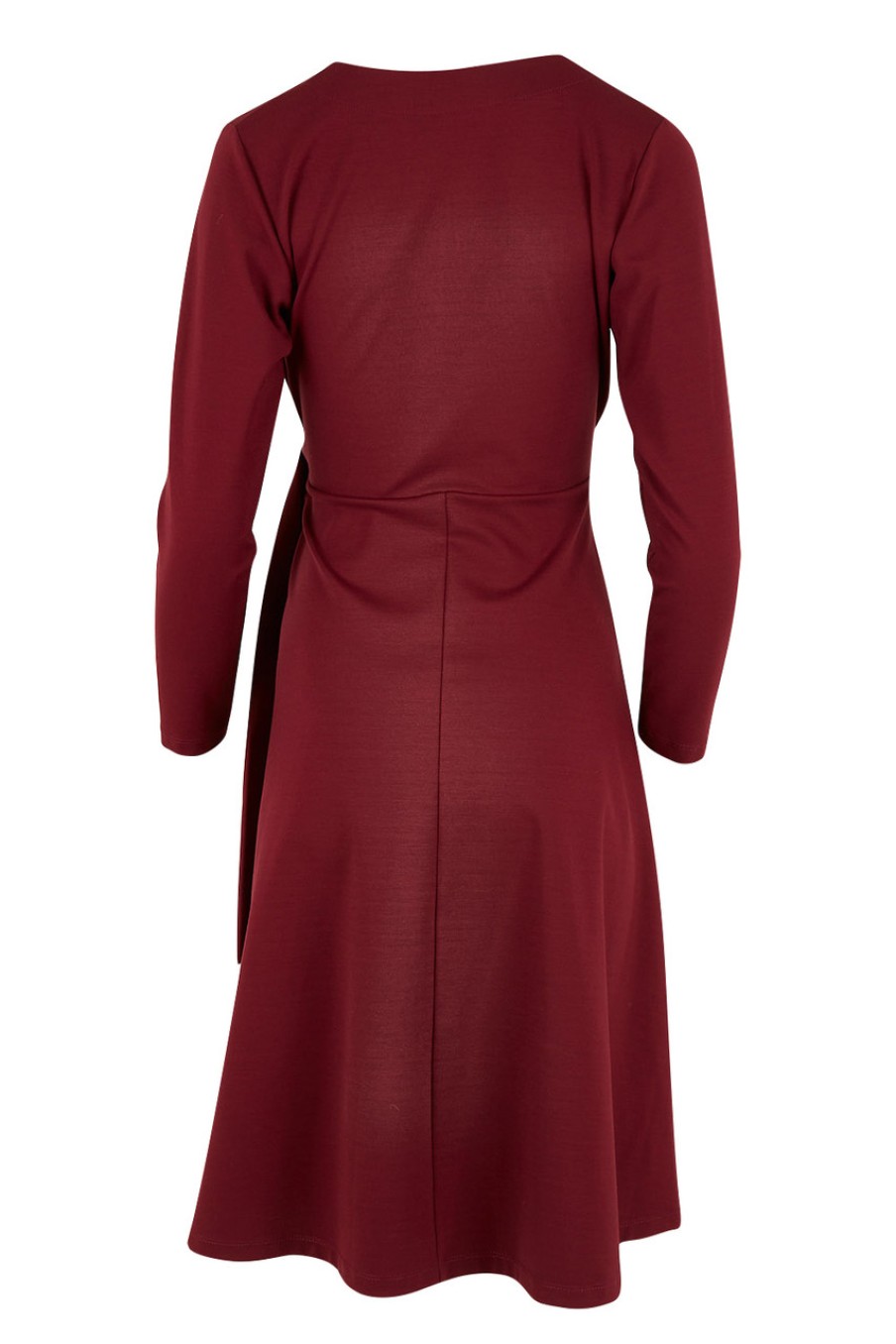 Dresses bird by design | The Fit And Flare Ponte Dress Burgundy