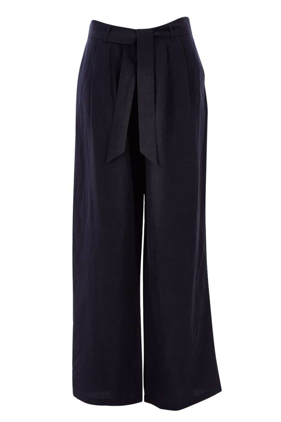 Pants & Leggings Natural for birds | Tailored Linen Blend Wide Leg Pant